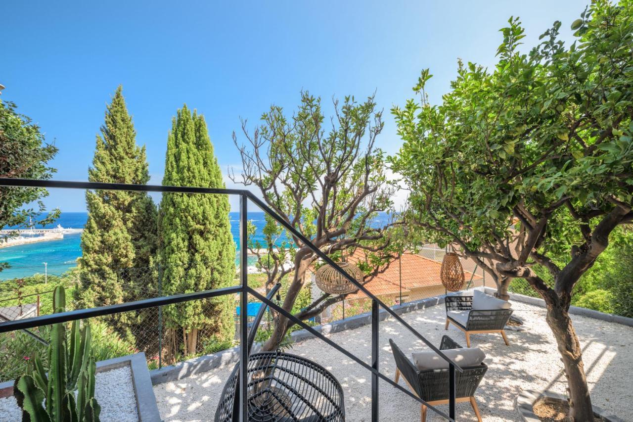 Proche Monaco, Vue Mer, Acces Plage Et Jardin Privatif Saint-Antoine  Extérieur photo