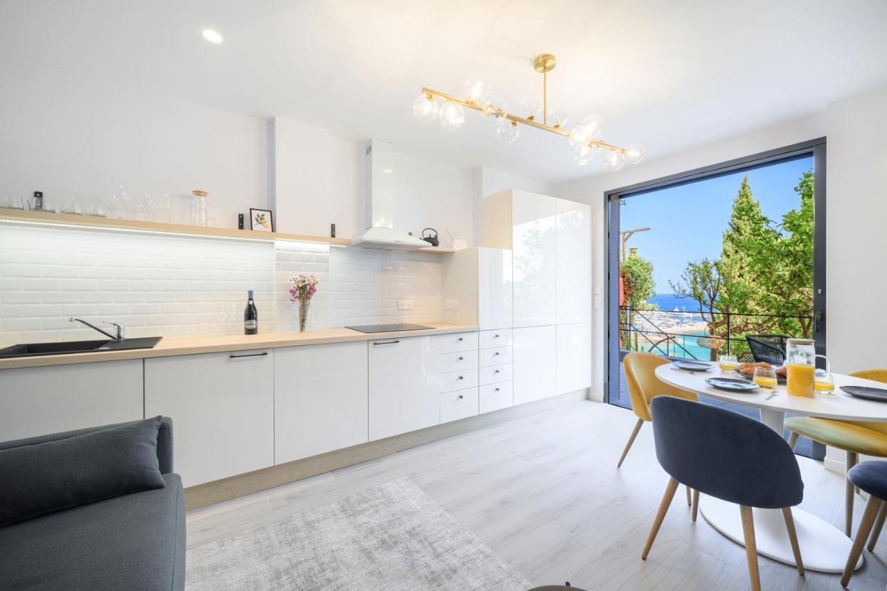 Proche Monaco, Vue Mer, Acces Plage Et Jardin Privatif Saint-Antoine  Extérieur photo