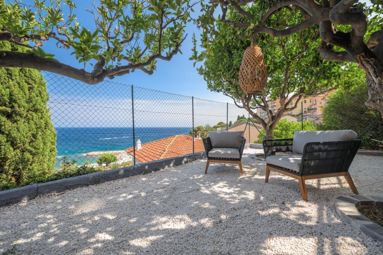 Proche Monaco, Vue Mer, Acces Plage Et Jardin Privatif Saint-Antoine  Extérieur photo