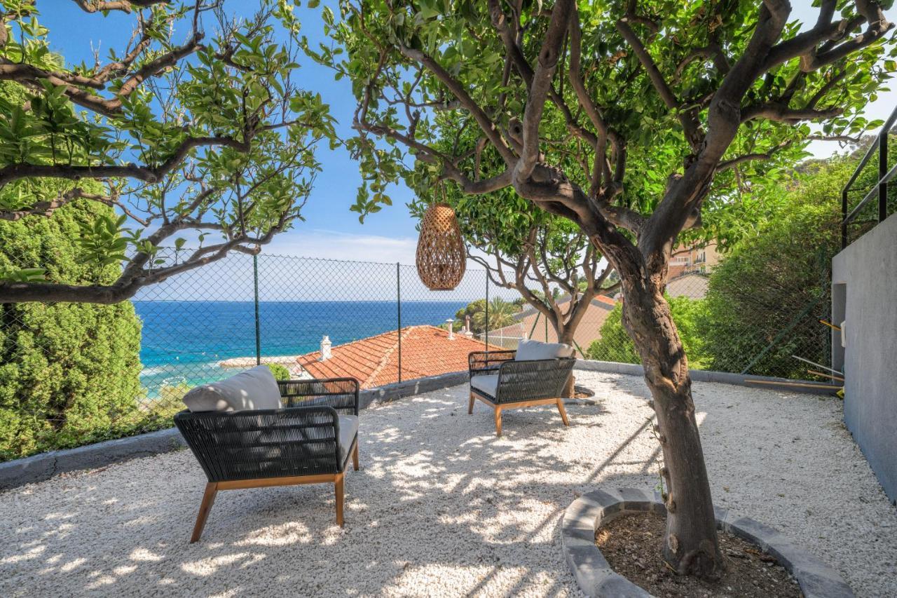 Proche Monaco, Vue Mer, Acces Plage Et Jardin Privatif Saint-Antoine  Extérieur photo